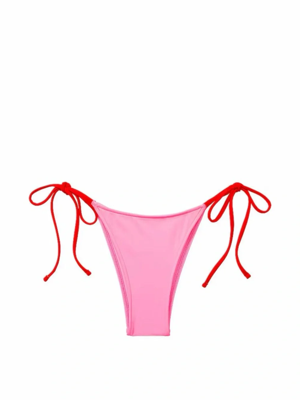Pink Love Tie Side Frankies Bikinis Rosemary Bikini Bottom